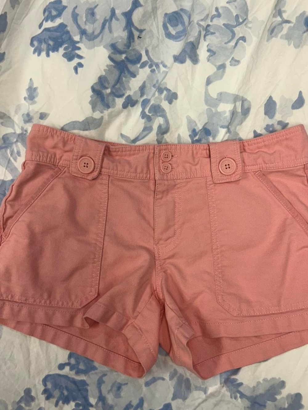 Old Navy Women's Pink Casual Button-Waist Shorts